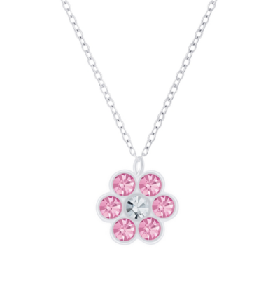 KAYA sieraden Kinderketting 'Crystal Flower'
