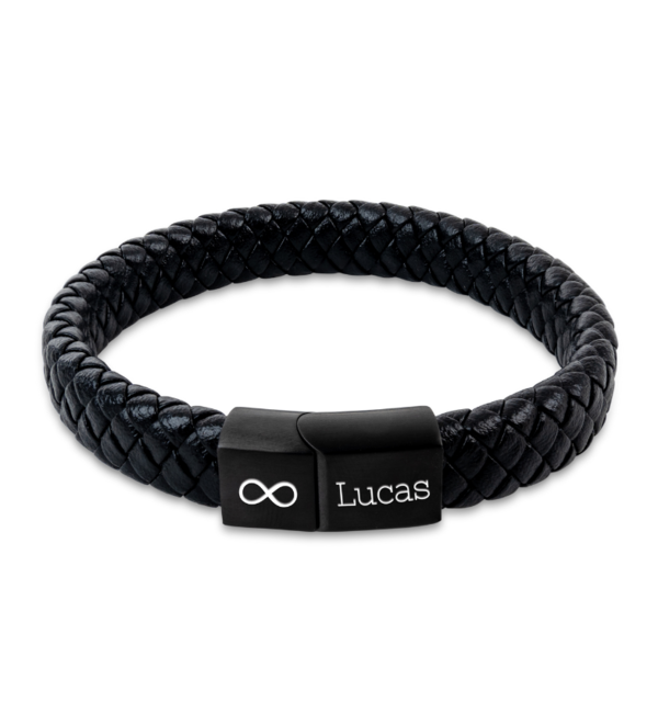 KAYA sieraden Vader & Zoon Armbanden Set I Zwart