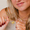 KAYA sieraden Link and Pearl Necklace with Letter | Stainless Steel - Copy
