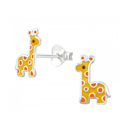 KAYA sieraden Silver children’s earrings Giraffe
