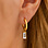 KAYA sieraden Oorringen Crystal'  | Stainless Steel