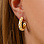 KAYA sieraden Oorringen 'Wit'  | Stainless Steel