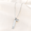 KAYA sieraden Necklace with letter ‘Flat Bar’ | With extra charm