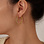 KAYA sieraden Hoop Earrings Twisted | Stainless Steel Gold