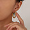 KAYA sieraden Hoop Earrings Twisted | Stainless Steel Gold