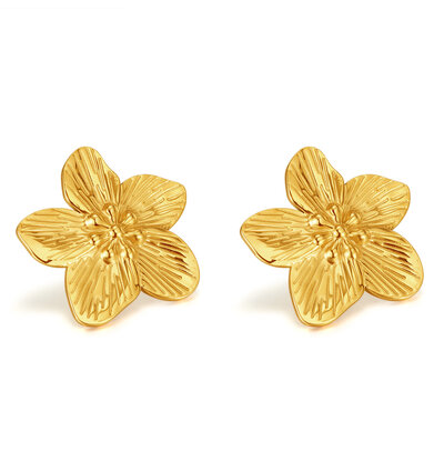 KAYA sieraden Statement Oorbellen Bloem 'Blossom Babe'