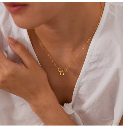 KAYA sieraden Ketting Strikje