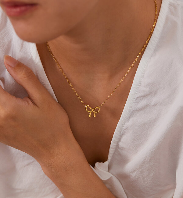 KAYA sieraden Necklace ‘Bow’ | Stainless Steel