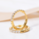 KAYA sieraden Earrings with stones 12mm | Stainless Steel