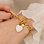 KAYA sieraden Chunky Bracelet with Mother-of-Pearl Heart