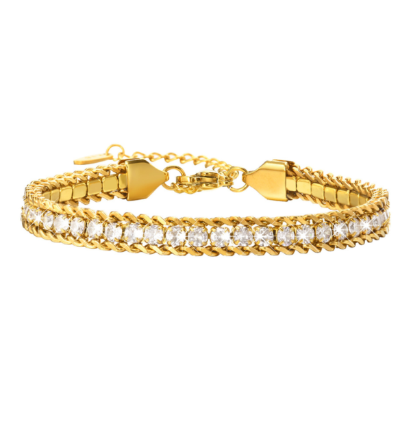 KAYA sieraden Tennis Bracelet Luxury | Stainless Steel