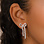 KAYA sieraden Bow Earrings with Crystals | Stainless Steel