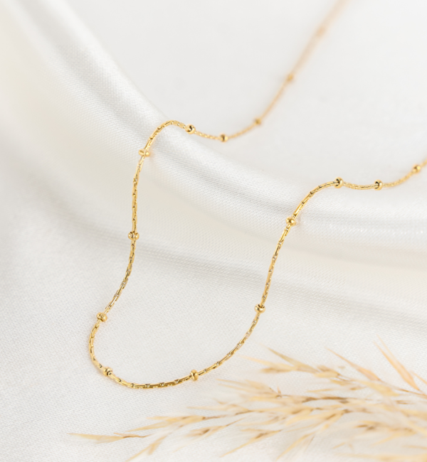 KAYA sieraden Loose mini beads necklace | Stainless Steel