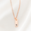 KAYA sieraden Necklace with Initial 'Mini Flat Bar'