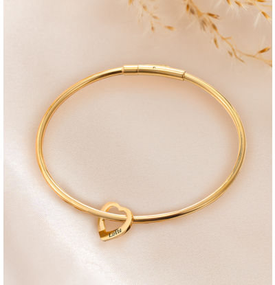 KAYA sieraden Bedelarmband met 1 Hartje
