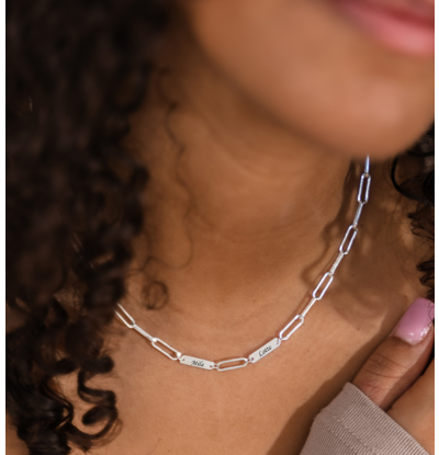 KAYA sieraden Necklace with 2 names Closed Forever