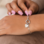 KAYA sieraden Link Bracelet with Round Clasp and Heart | Stainless Steel