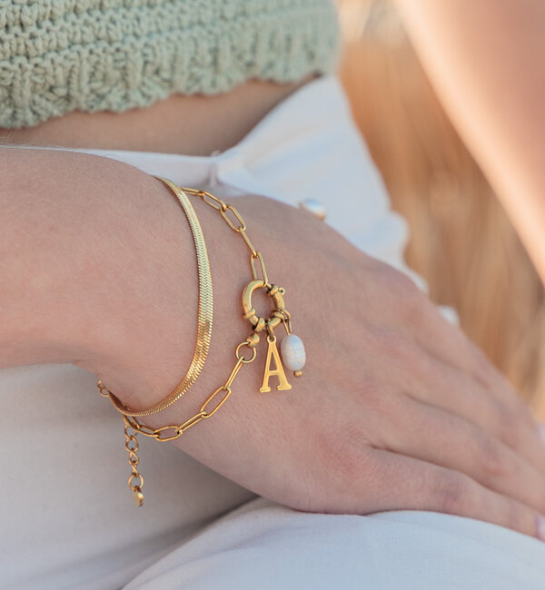 KAYA sieraden Flat Bracelet | Stainless Steel