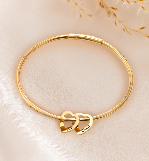 KAYA sieraden Charm Bracelet with Heart | Create Your Own | Stainless Steel