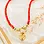 KAYA sieraden Red Necklace Coral 'Nova PÃ©rola' Choose your Charms | Stainless Steel - Copy - Copy