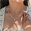 KAYA sieraden Ketting Poederroze met Schelpje