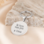 KAYA sieraden Engraved name keychain – Disc
