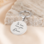 KAYA sieraden Naam Sleutelhanger Disc | Eigen handschrift