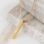 KAYA sieraden Men's Necklace with Name Bar XL | Stainless Steel