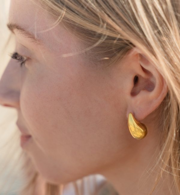 KAYA sieraden Oorbellen 'Druppel' | Stainless Steel