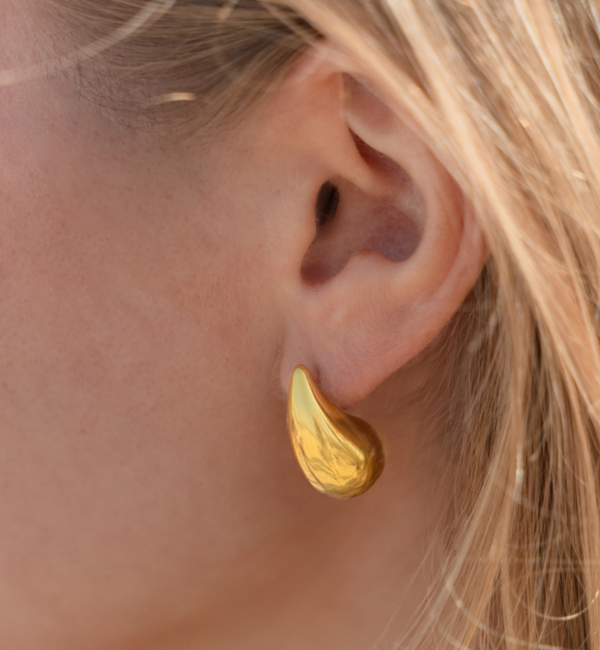 KAYA sieraden Oorbellen 'Druppel' | Stainless Steel