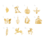 KAYA sieraden Secret Garden Charms | Gold Plated