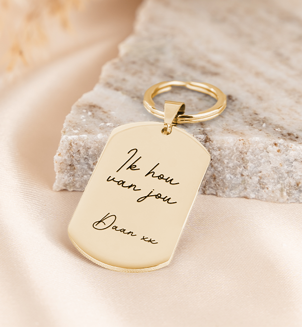 KAYA sieraden Engravable chain 'Memory'