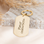 KAYA sieraden Engraved name keychain