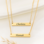 KAYA sieraden Moeder en Dochter Kettingen Set voor 2 met Naam Classic Bar | Stainless Steel