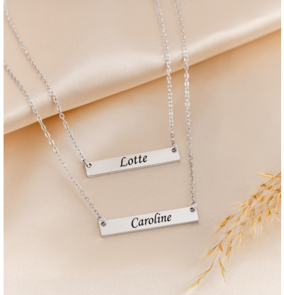 KAYA sieraden Friendship Necklace for 2 with Name - Copy