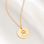 Gegraveerde sieraden Ketting met Pootafdruk en Naam
