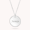 KAYA sieraden Necklace 'Beaded Disc' with Engraving
