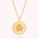 Gegraveerde sieraden Ketting met Pootafdruk