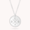 KAYA sieraden Necklace with Letter 'Beaded Disc'