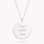 KAYA sieraden  Ketting met 3 namen | 20 mm disc