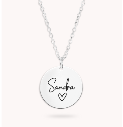 KAYA sieraden Ketting Gravure Eigen Handschrift | 16mm