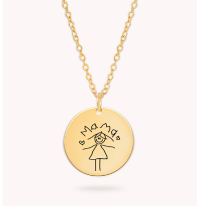 KAYA sieraden Necklace with children's drawing