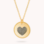 Gegraveerde sieraden Necklace with 2 Fingerprints 'Beaded Heart'