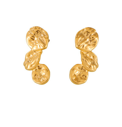 KAYA sieraden Stud Earrings Leaf - Copy - Copy