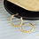 KAYA sieraden Bold Statement Earrings Rope | Stainless Steel