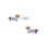 KAYA sieraden Silver children’s earrings Dachshund