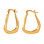 KAYA sieraden Bold organic statement earrings | Stainless Steel Gold