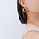 KAYA sieraden Bold twisted hoop earrings | Stainless Steel Gold