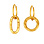KAYA sieraden Double hoop earrings | Stainless Steel Gold