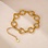 KAYA sieraden Open Hearts Bracelet | Stainless Steel Gold